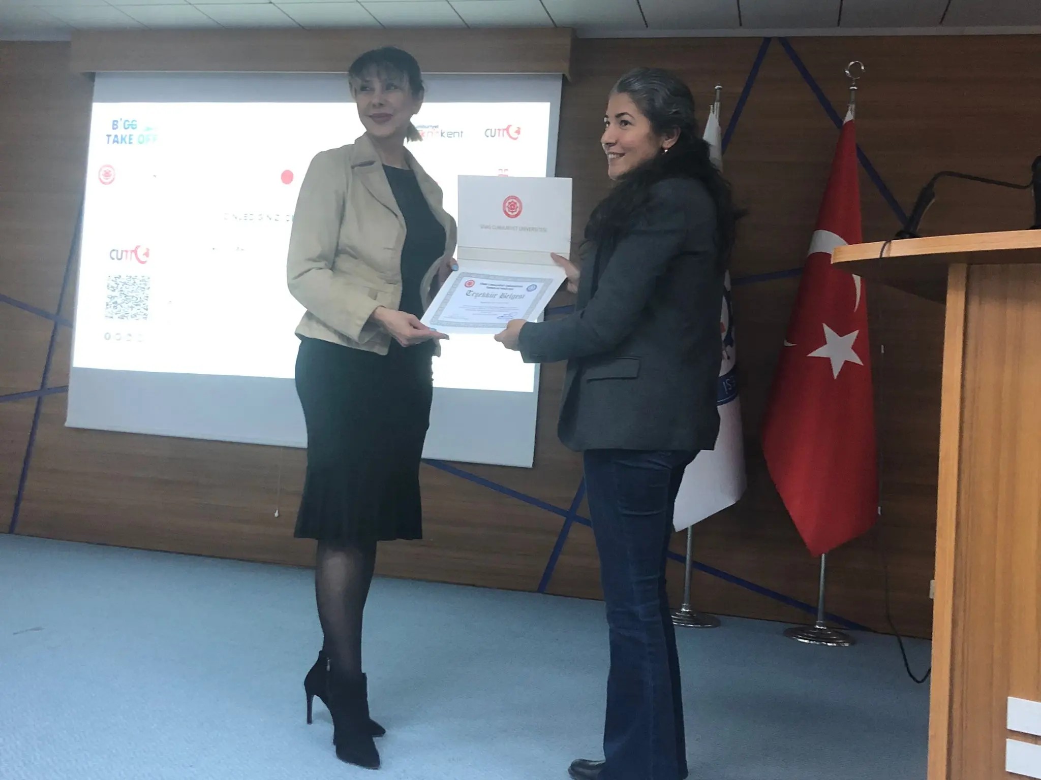 TÜBİTAK 1512 BİGG Bireysel Genç Girişimcilik Destek Programı Bilgilendirme Toplantısı için Teknoloji Fakültesindeyiz 